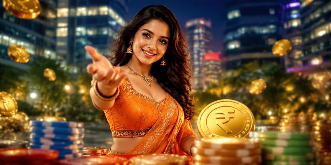 Indian entertainment casino featuring rupee signs