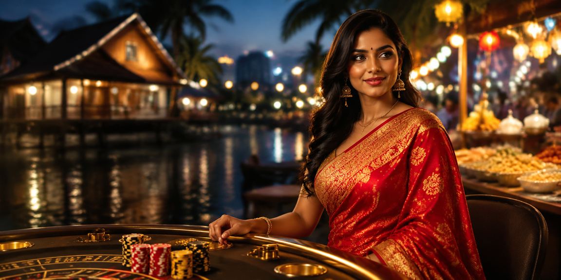 Elegant casino setting in Kerala showcasing entertainment and easy payments